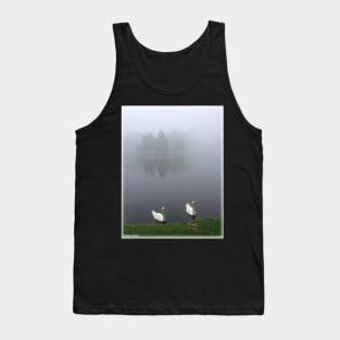 'Swans in Fog' Tank Top